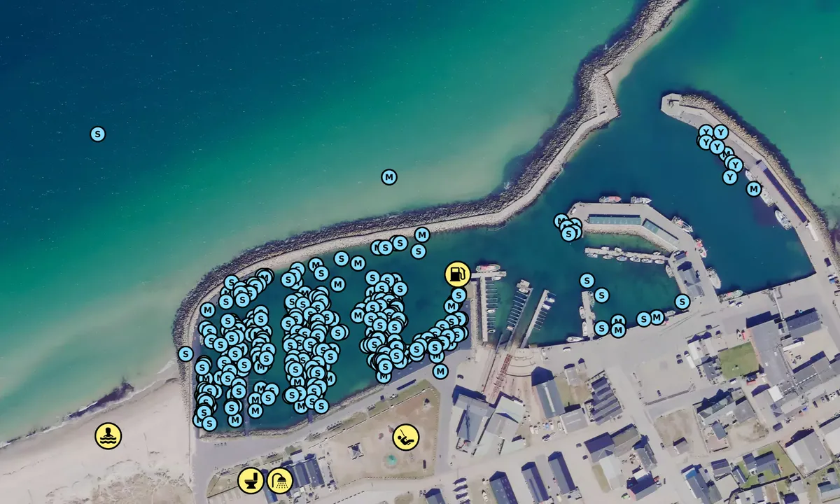 Satelite image of Læsø Østerby Havn
