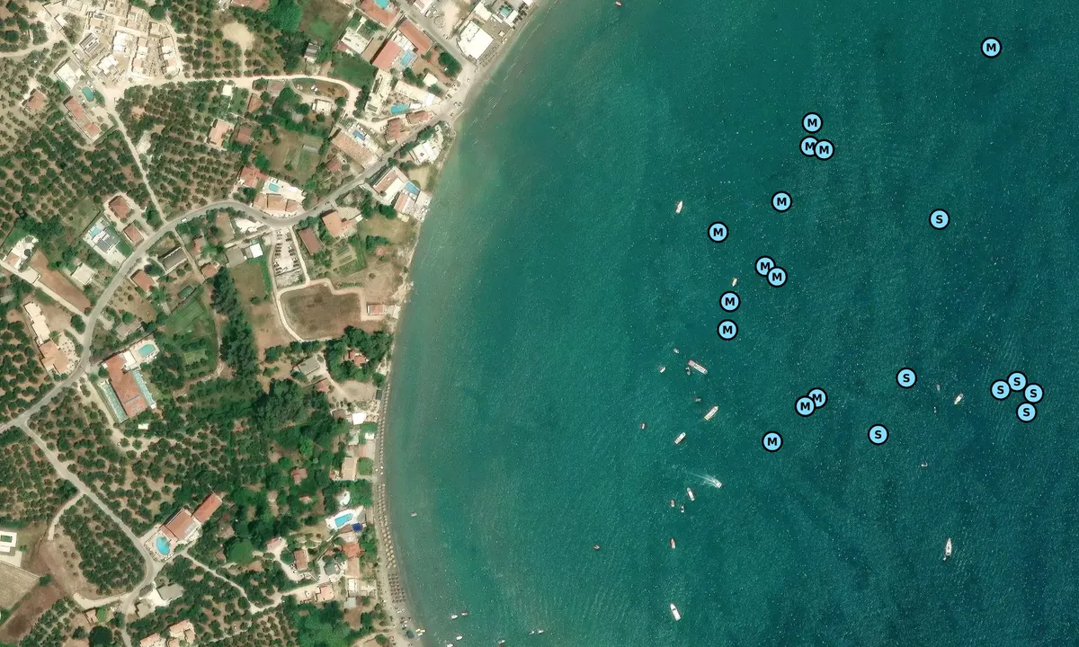 Satelite image of Laganas