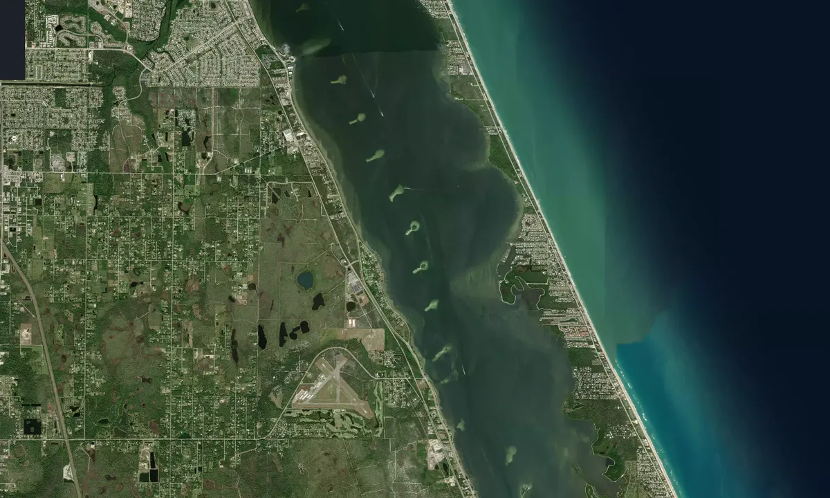 Flyfoto av Lagoon Marker 21