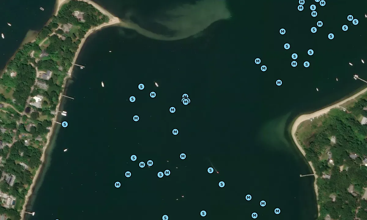 Satelite image of Lagoon Pond - 2