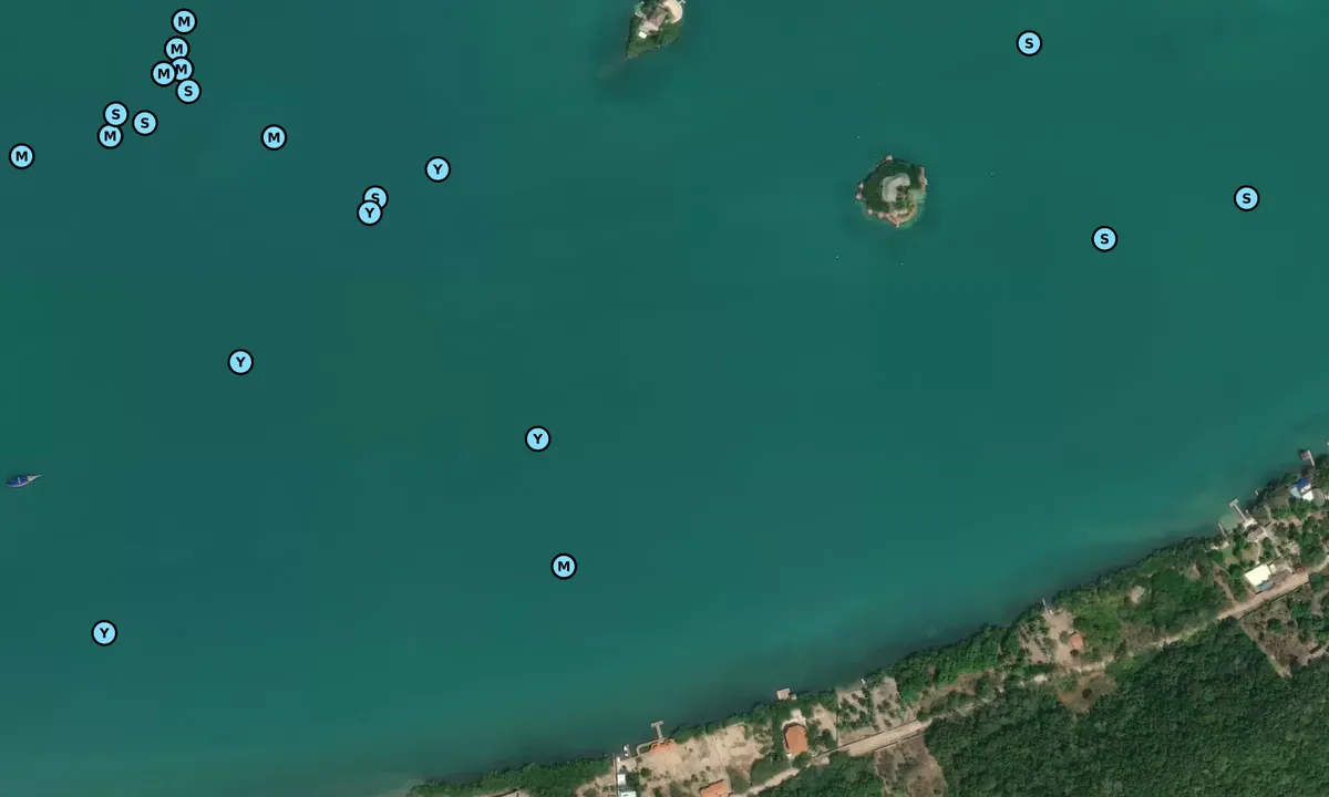 Satelite image of Laguna De Ilsa Barú