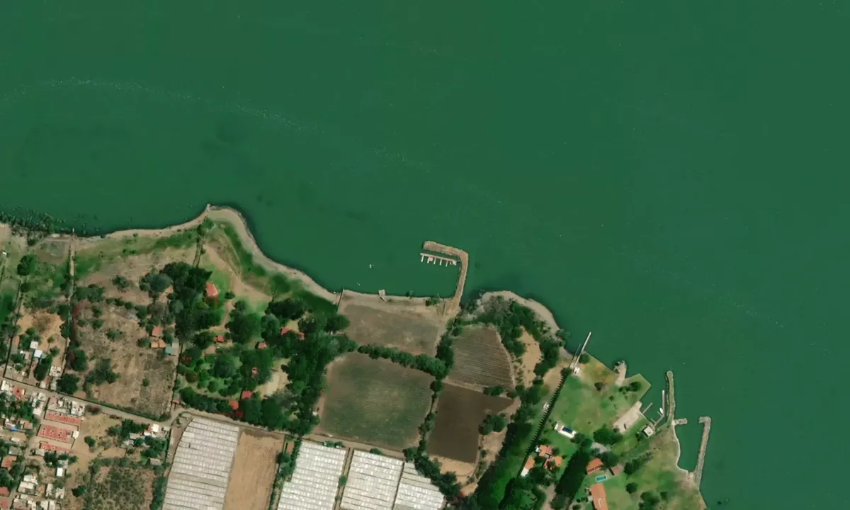 Satelite image of Lake Chapala, Jalisco, Mexico 1