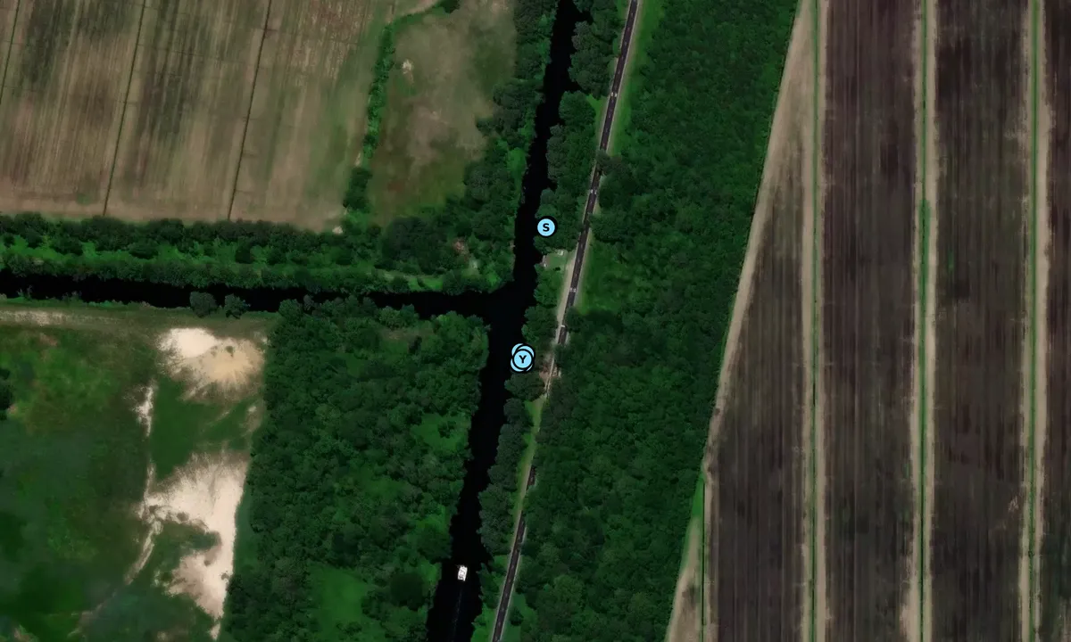 Satelite image of Lake Drummond Feeder