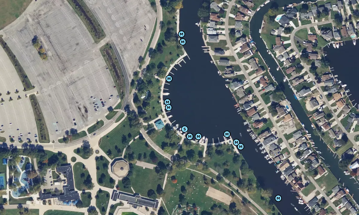 Flyfoto av Lake St. Clair Metro Park - South Basin