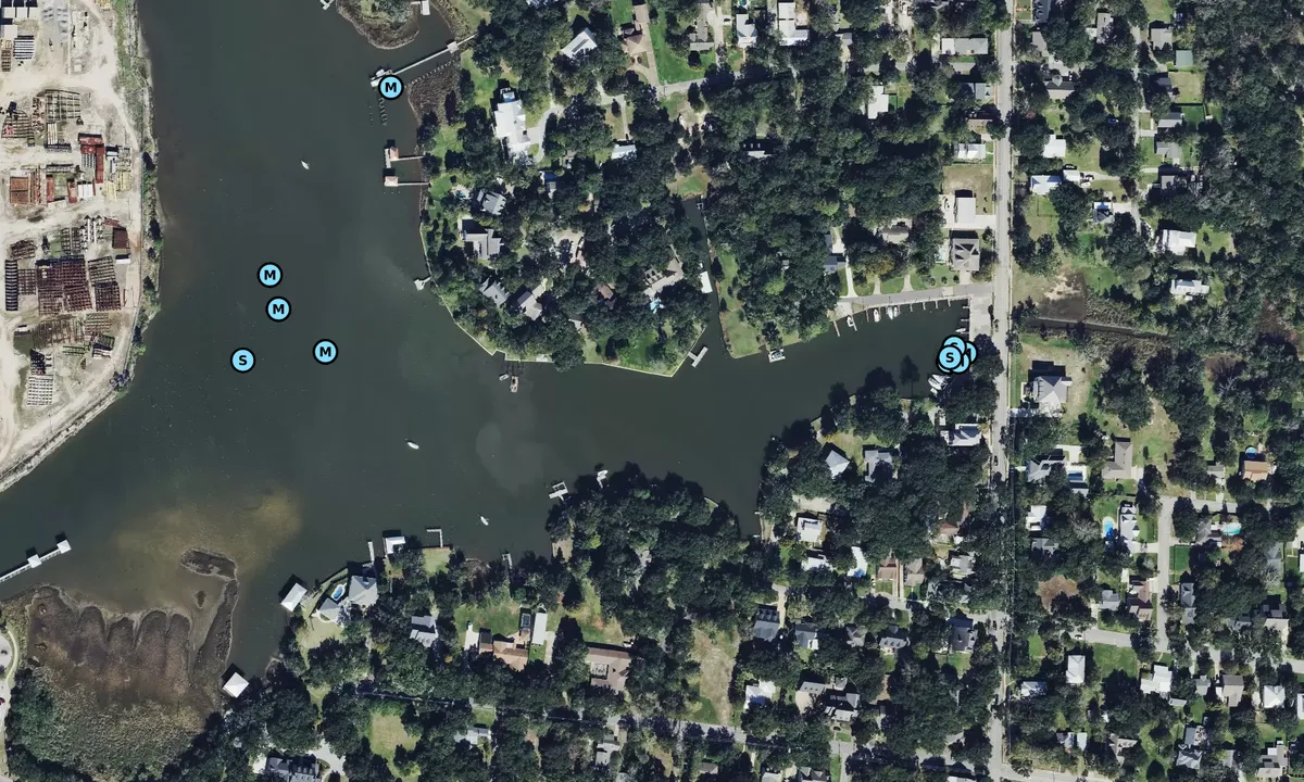 Satelite image of Lake Yazoo