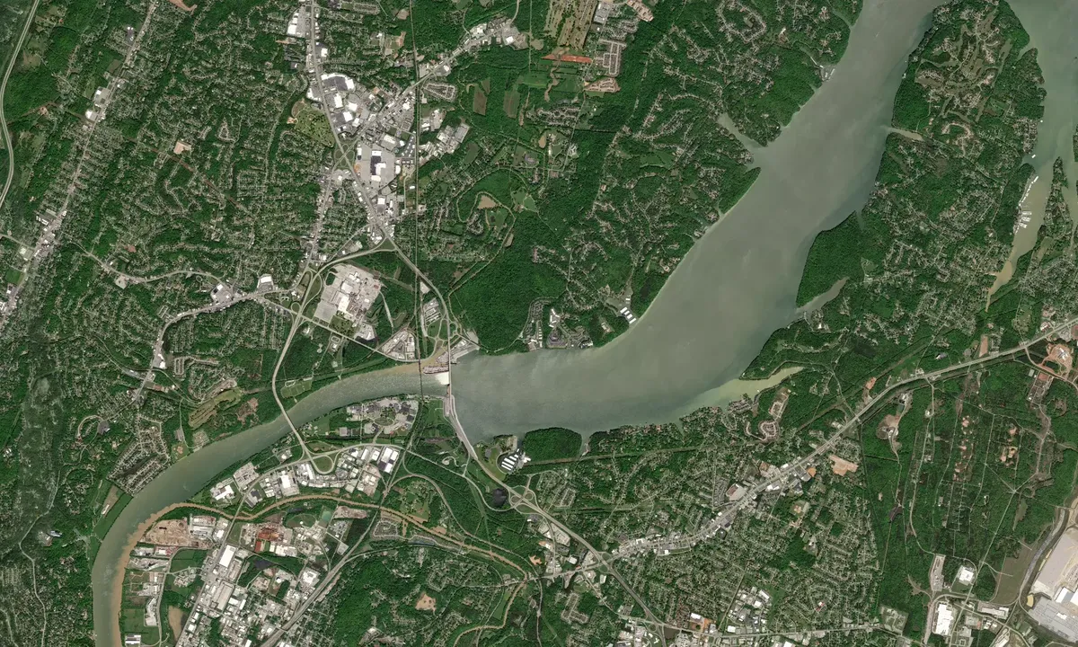 Flyfoto av Lakeshore Marina - Chattanooga