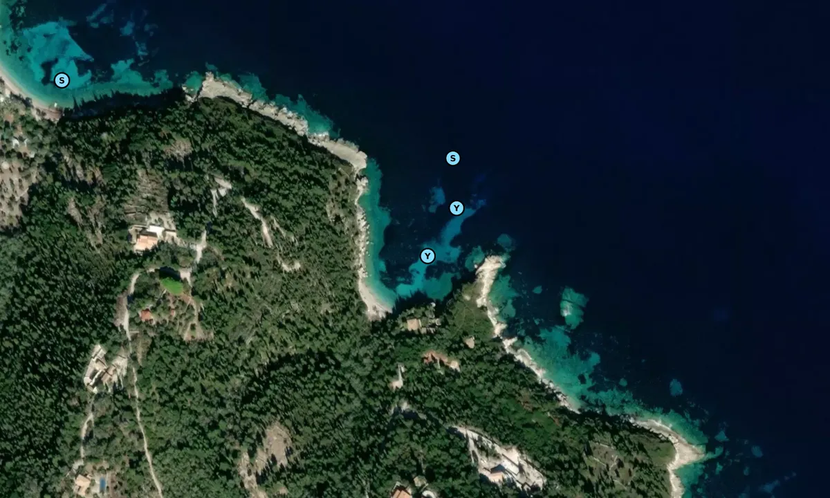 Satelite image of Lakkos Beach