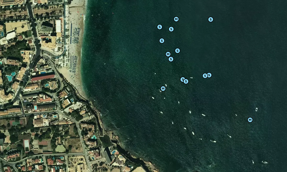 Satelite image of L'Albir Anchorage