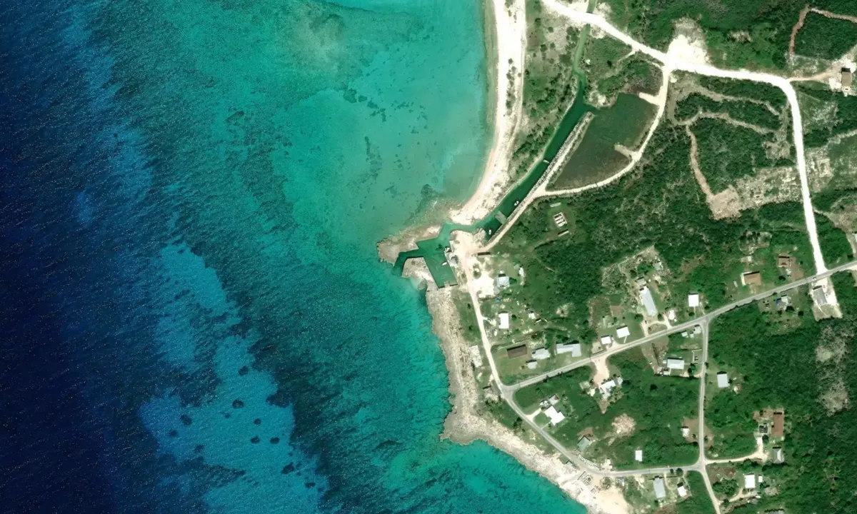 Satelite image of Landrail Point