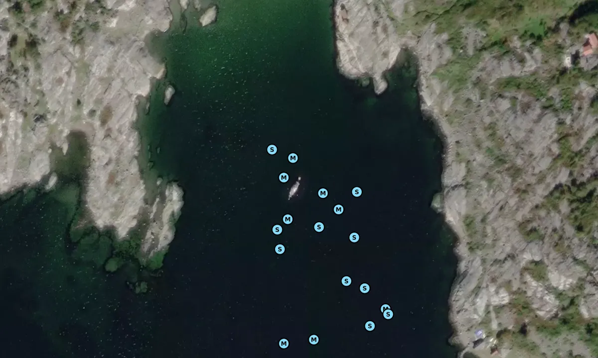 Satelite image of Långegärdesholmen