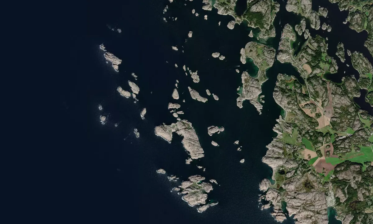 Flyfoto av Långeskär - Havstenssund