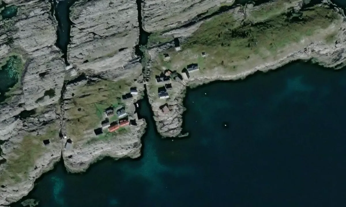 Satelite image of Langholmen