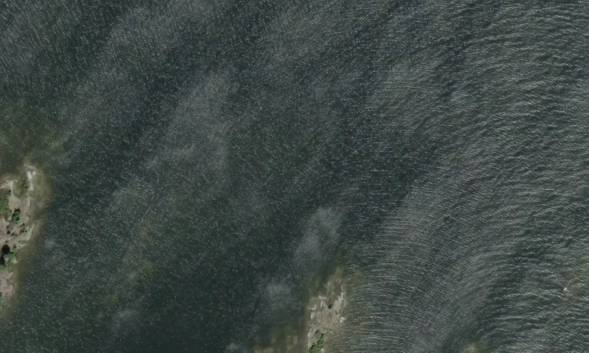 Satelite image of Långön