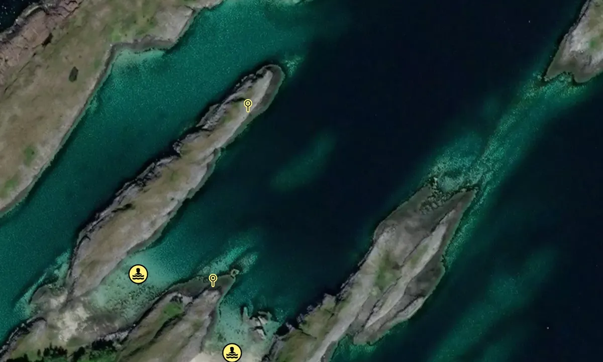 Satelite image of Langöya