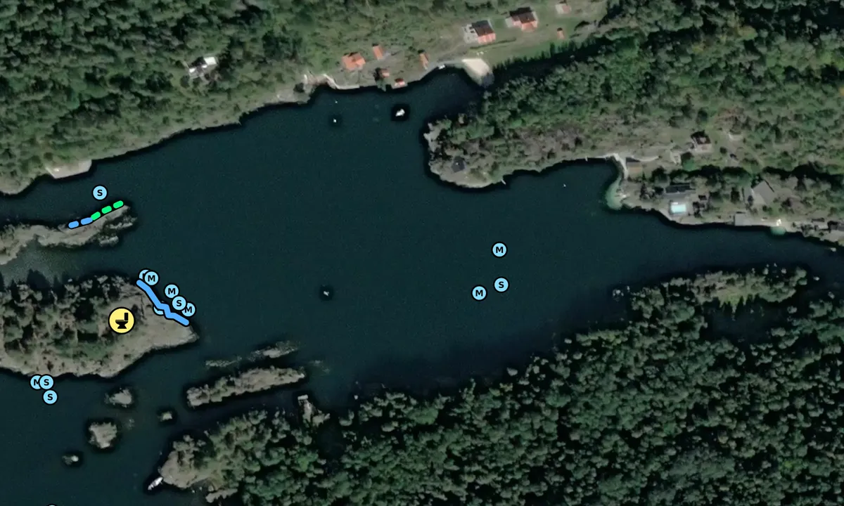 Satelite image of Langøykilen ytre