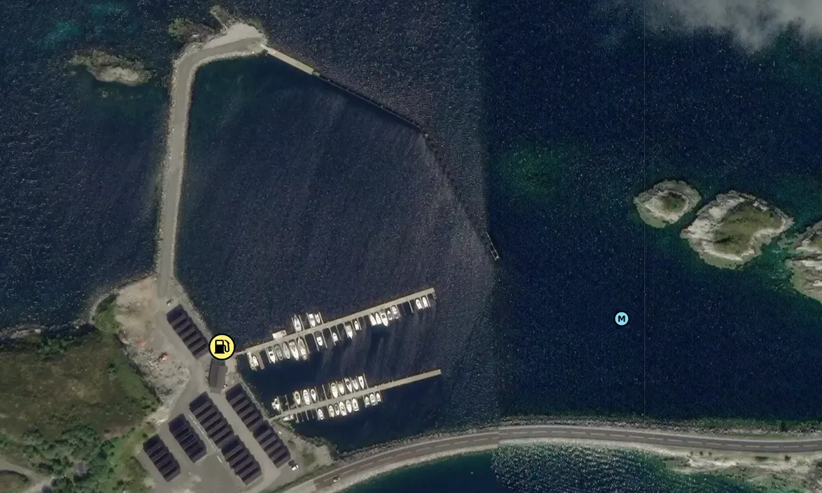 Satelite image of Lanternen Marina - Herøy