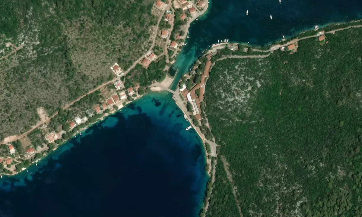 Flyfoto av Lastovo Hotel Solitude