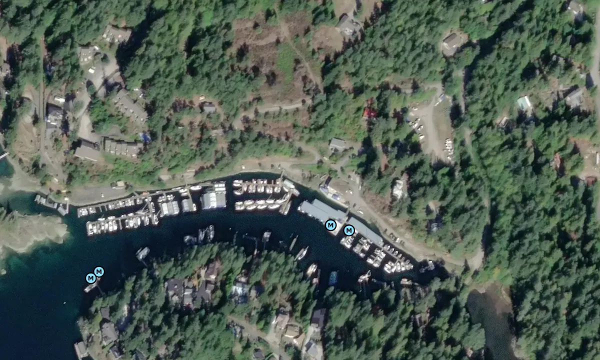 Satelite image of Latitude 49 Marina
