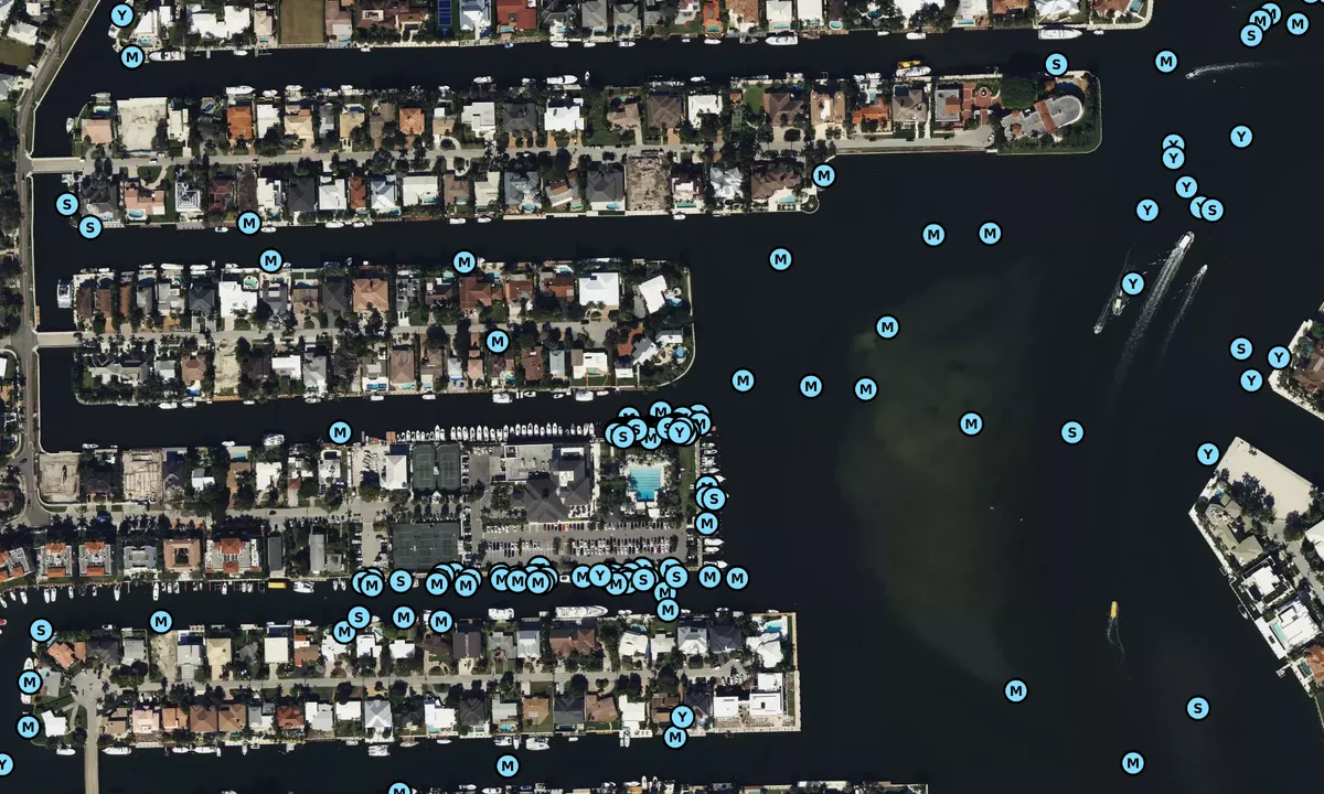 Flyfoto av Lauderdale Yacht Club