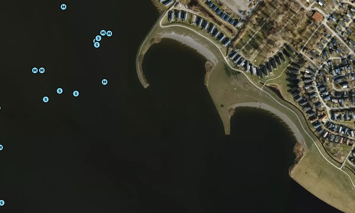 Satelite image of Lauwersoog