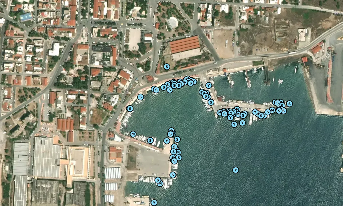 Satelite image of Lavrion Marina