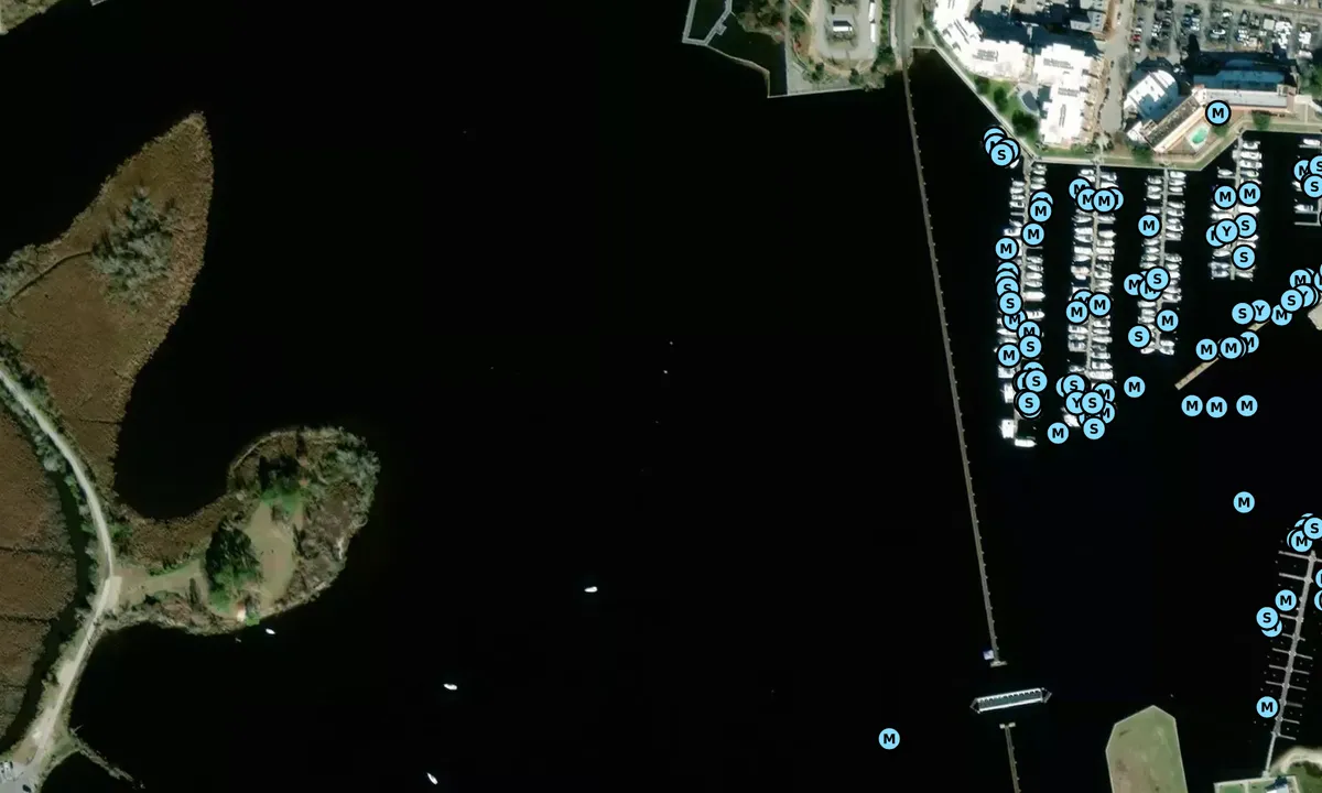 Satelite image of Lawson Creek