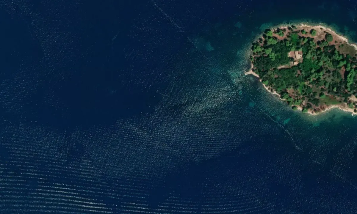 Flyfoto av Lazareto 1