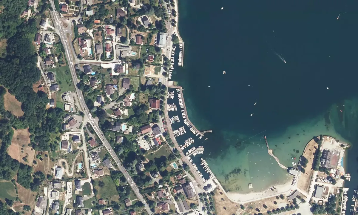 Satelite image of Le Bourget-du-Lac