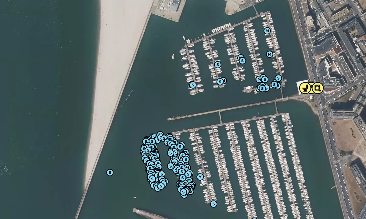Satelite image of Le Havre Plaisance