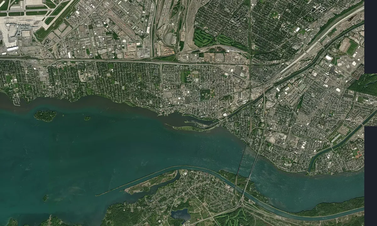 Flyfoto av Le Port de plaisance de Lachine **CLOSED**