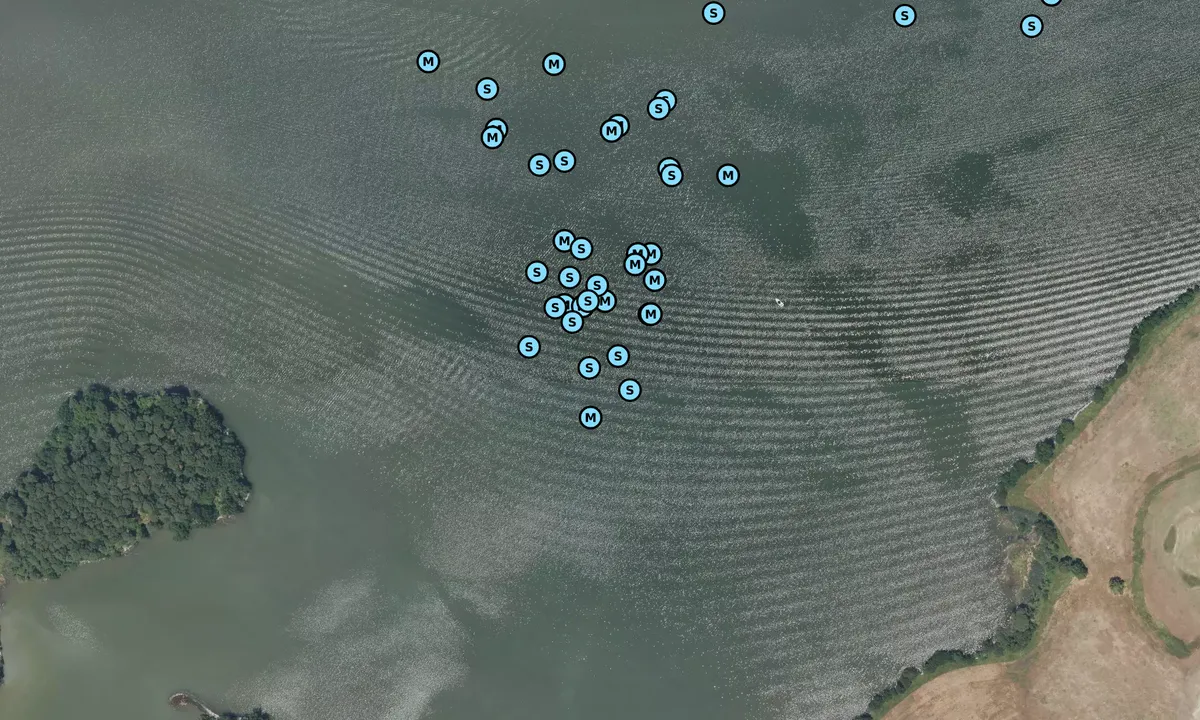 Satelite image of Leadenham Creek (east)