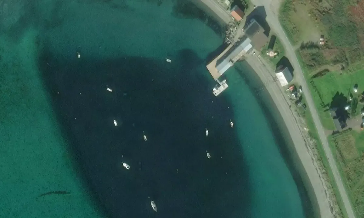 Satelite image of Lebesby