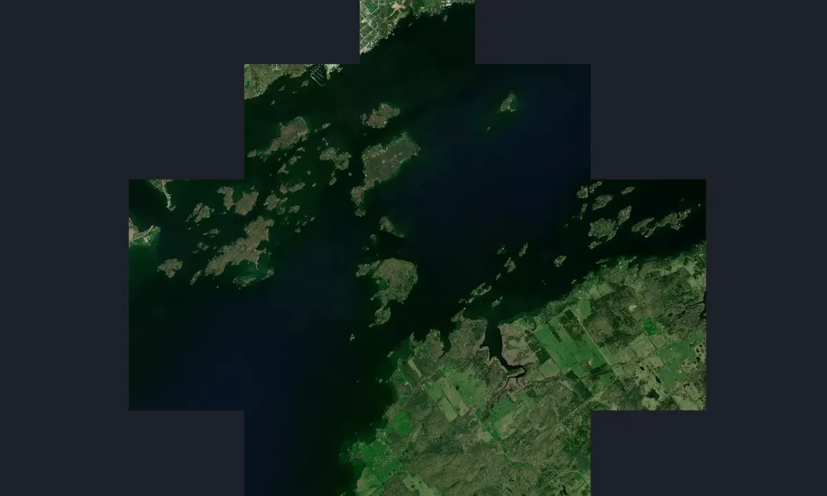 Flyfoto av Leek Island - East