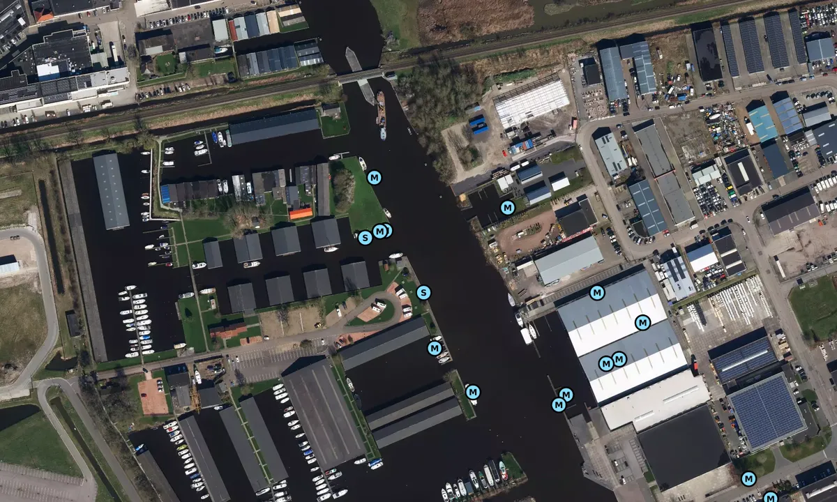 Satelite image of Leeuwarder Jachthaven