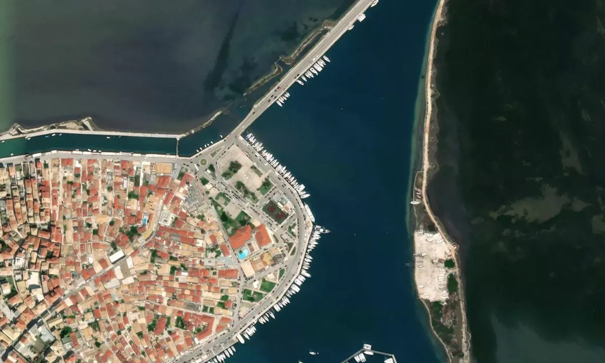 Flyfoto av Lefkada 1