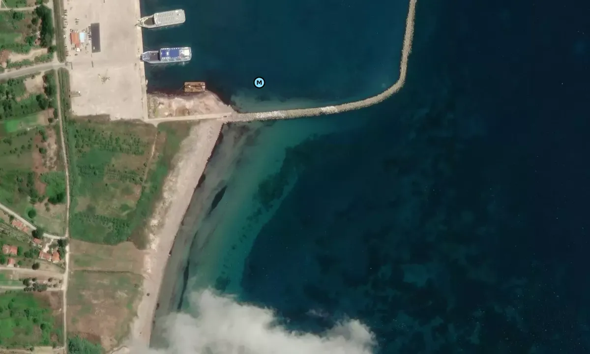 Satelite image of Lefkimmi