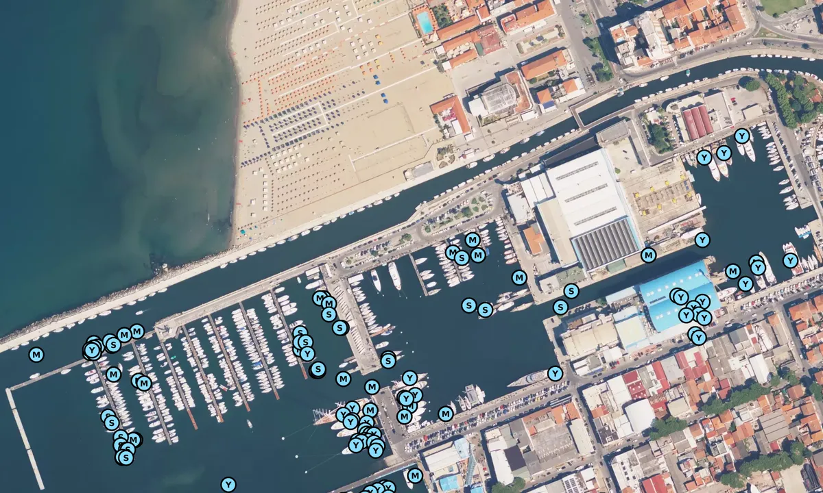 Satelite image of Lega Navale - Viareggio
