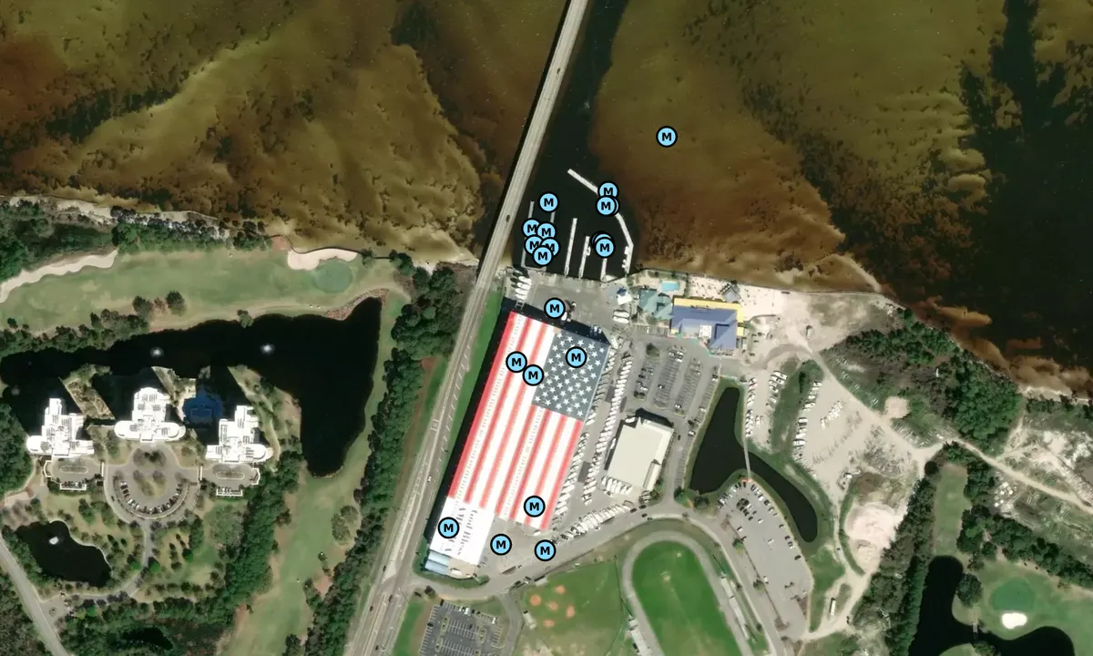 Satelite image of Legendary Marina - Destin