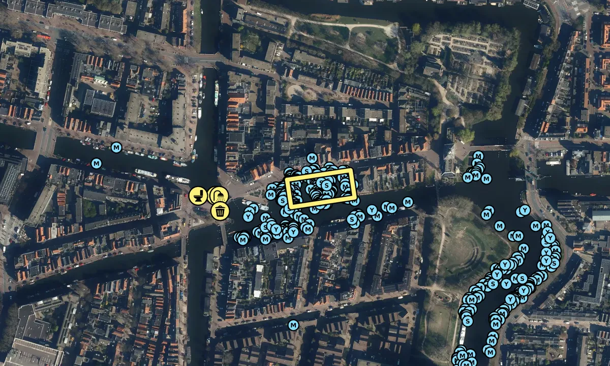 Satelite image of Leiden de Haven
