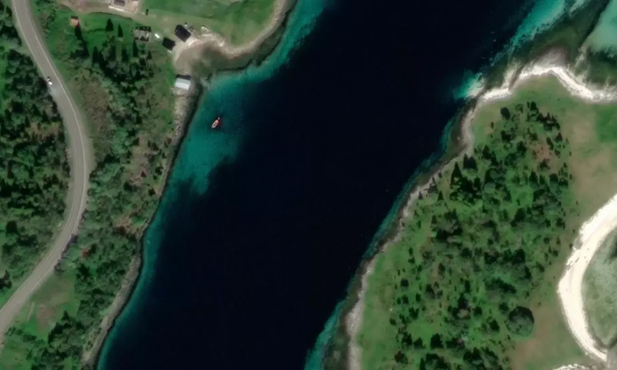Satelite image of Leikvika
