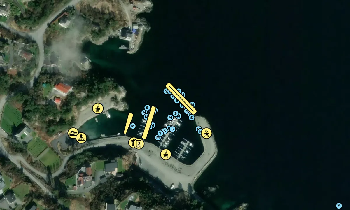 Satelite image of Leirvikjo - Bekkjarvik