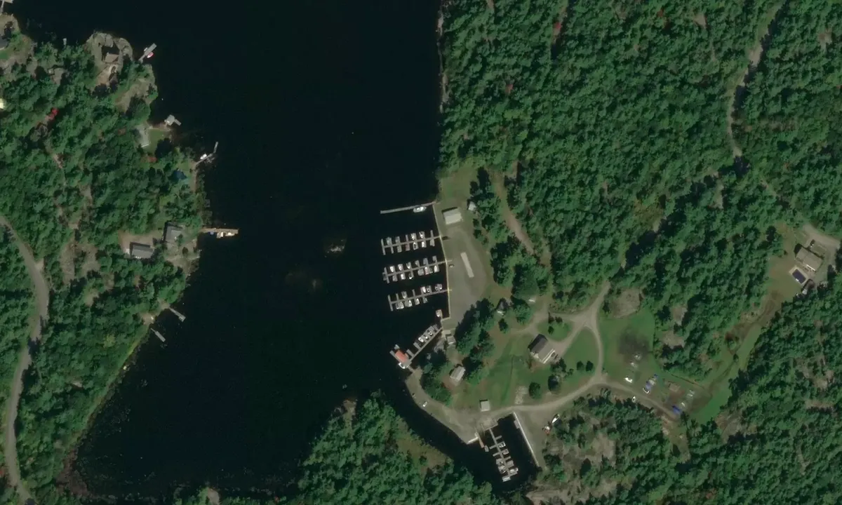 Satelite image of Leisure Bay Landing