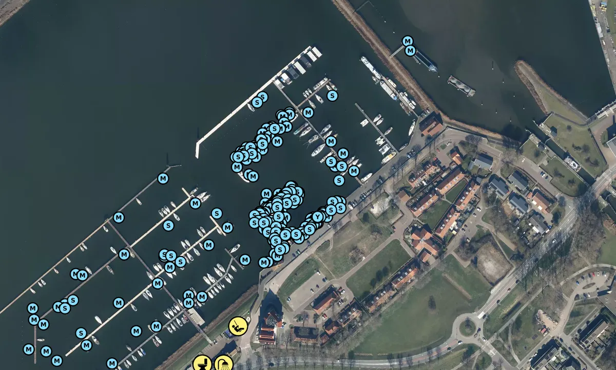 Satelite image of Lelystad Haven