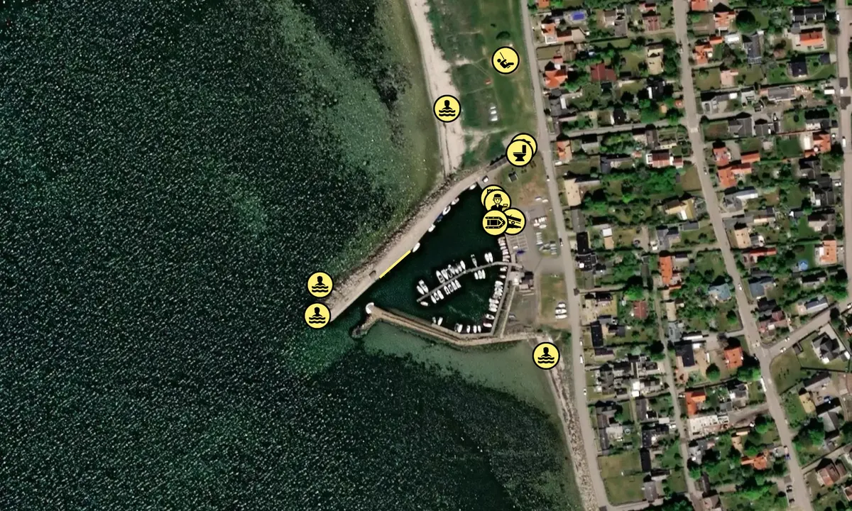 Satelite image of Lerbergets Hamn