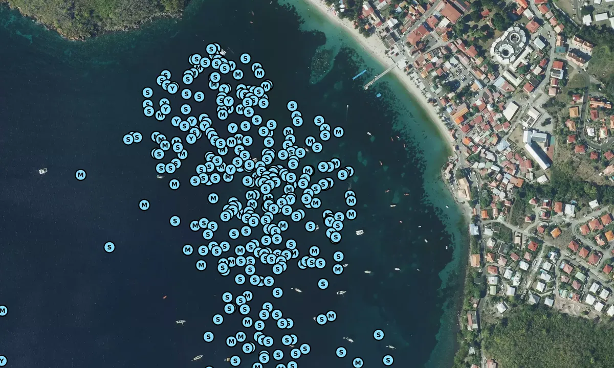Satelite image of Les Anses d'Arlet