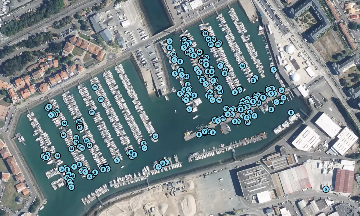 Satelite image of Les Sables d'Olonne - Port Olona