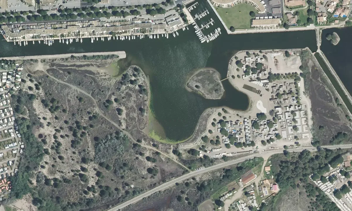 Satelite image of L'Espiguette