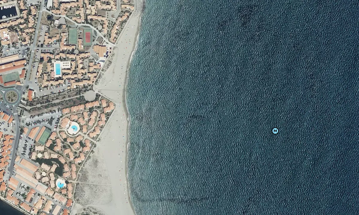 Satelite image of Leucate