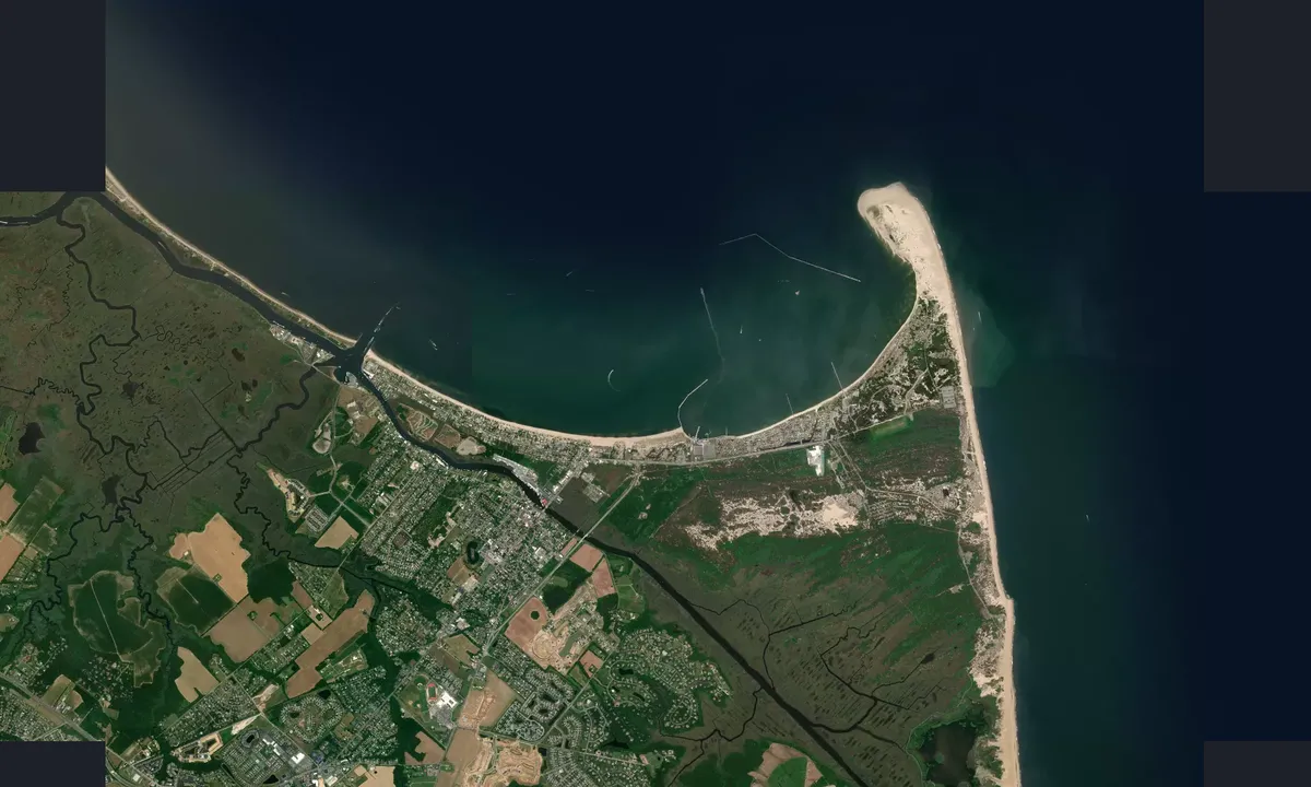 Flyfoto av Lewes Beach