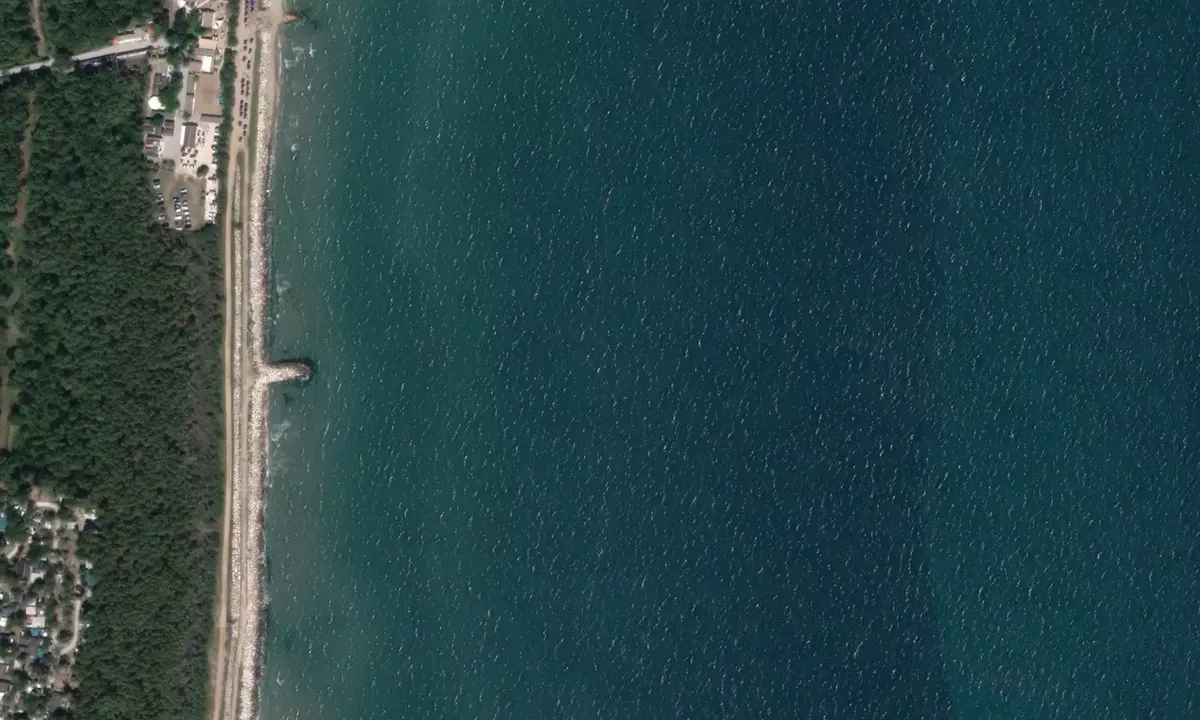 Satelite image of Lido del carabiniere